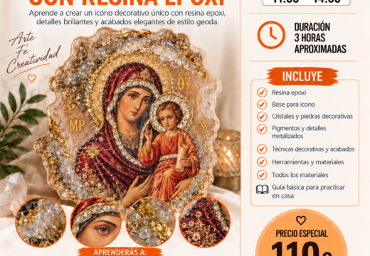 Decorative icons with epoxy resin at Artland
