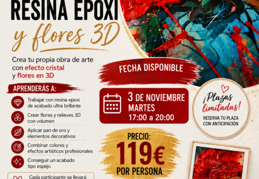 Epoxy resin and 3D flower pictures at Artland