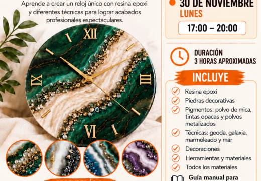Epoxy resin clocks at Artland