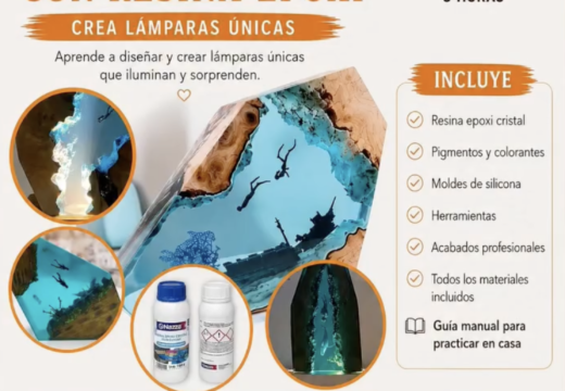 LÁMPARAS CON RESINA EPOXI