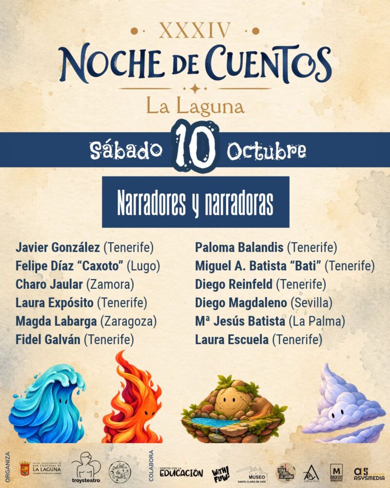 34th La Laguna Storytelling Night – Adult Sessions