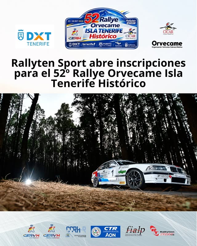 52nd Orvecame Historic Tenerife Island Rally