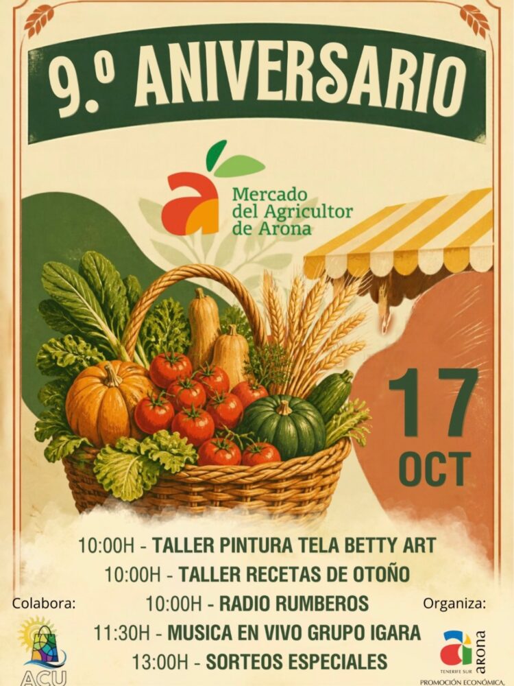 9th Anniversary of Arona Farmers' Market