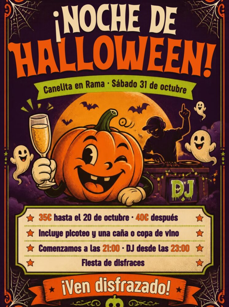Halloween Night at Canelita en Rama