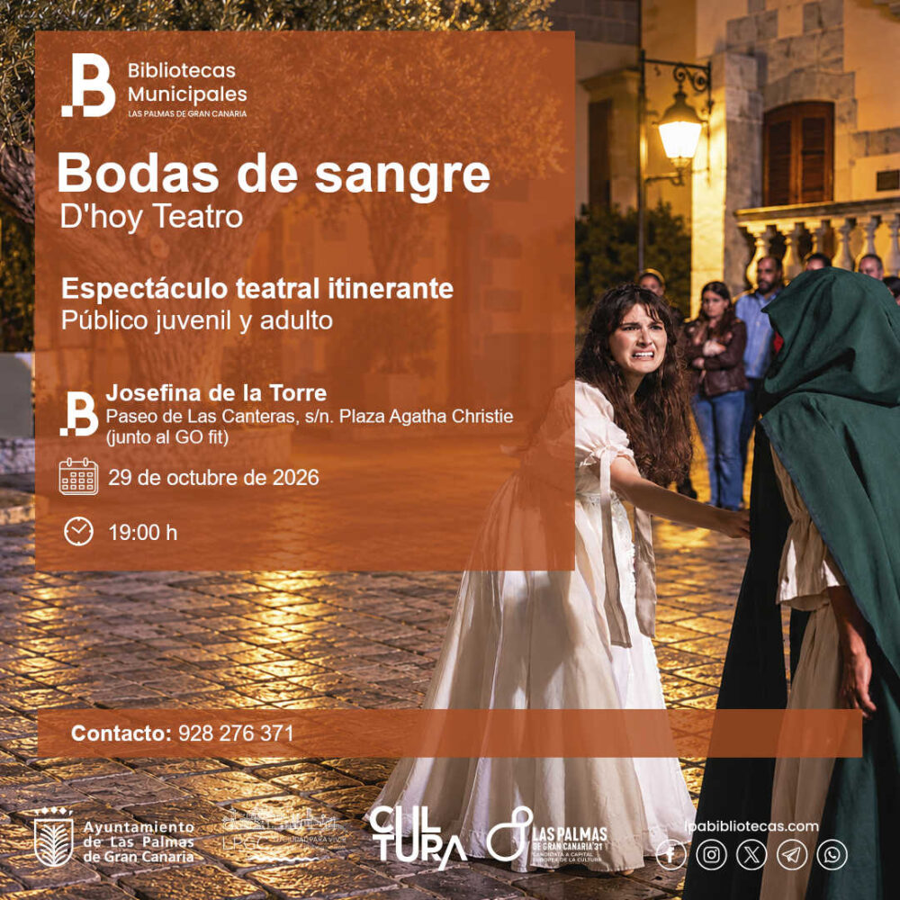 Bodas de sangre — D’hoy Teatro at Biblioteca Josefina de la Torre