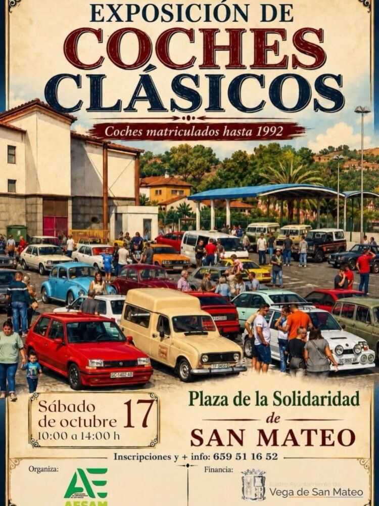 Classic Car Exhibition in Vega de San Mateo