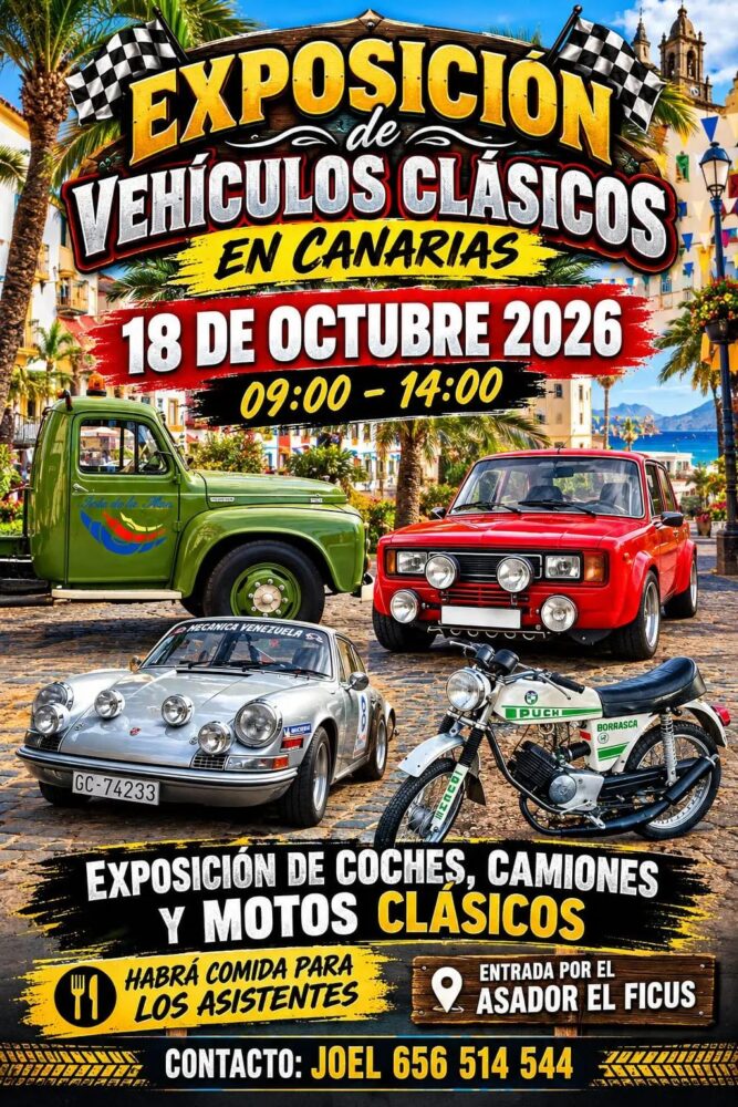 Classic Vehicle Exhibition in Gran Canaria