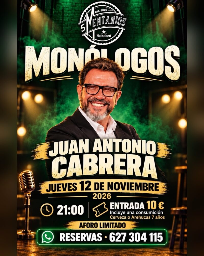 Comedy Night with Juan Antonio Cabrera