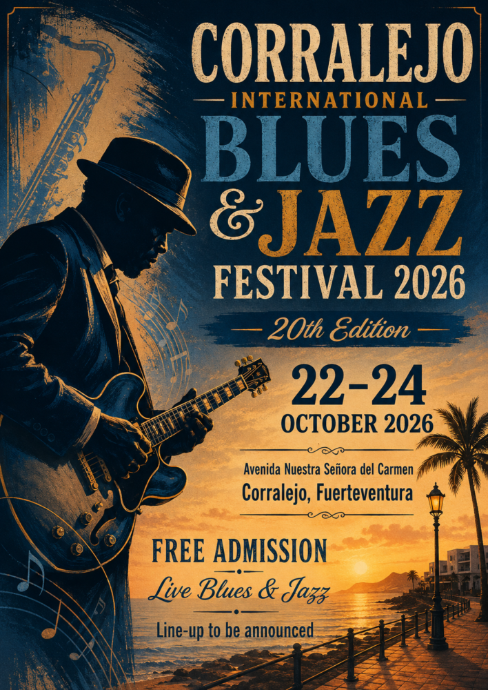 Event image for Corralejo International Blues & Jazz Festival 2026 – Avenida Nuestra Señora del Carmen, Fuerteventura (Photo 1)