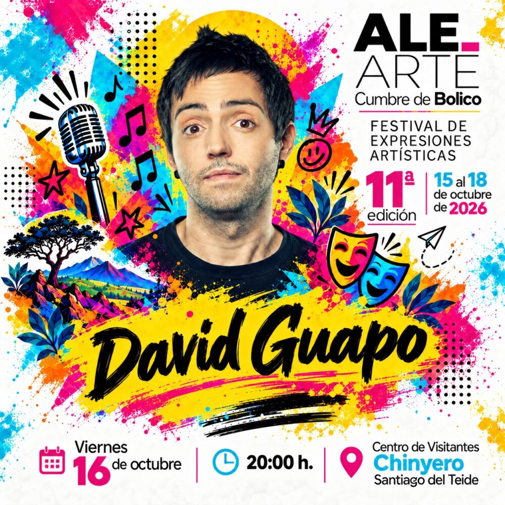 David Guapo at Ale-Arte: Que no nos frunjan la fiesta