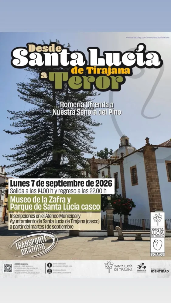 Excursion — «Desde Santa Lucía de Tirajana a Teror: Romería del Pino»