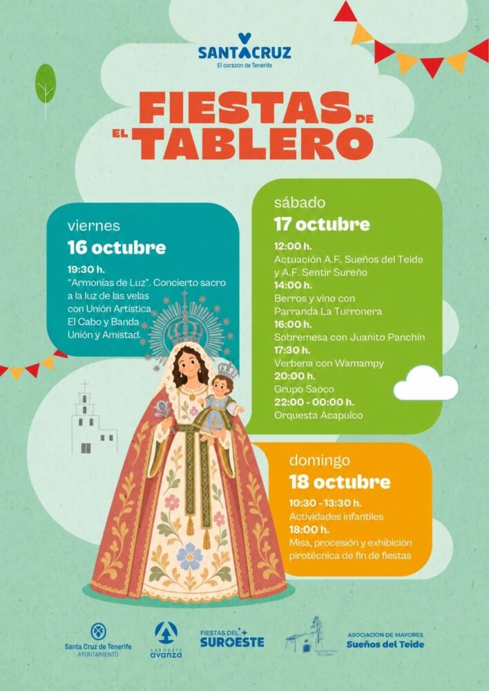 Fiestas de El Tablero – Folklore, Music and Family Programme