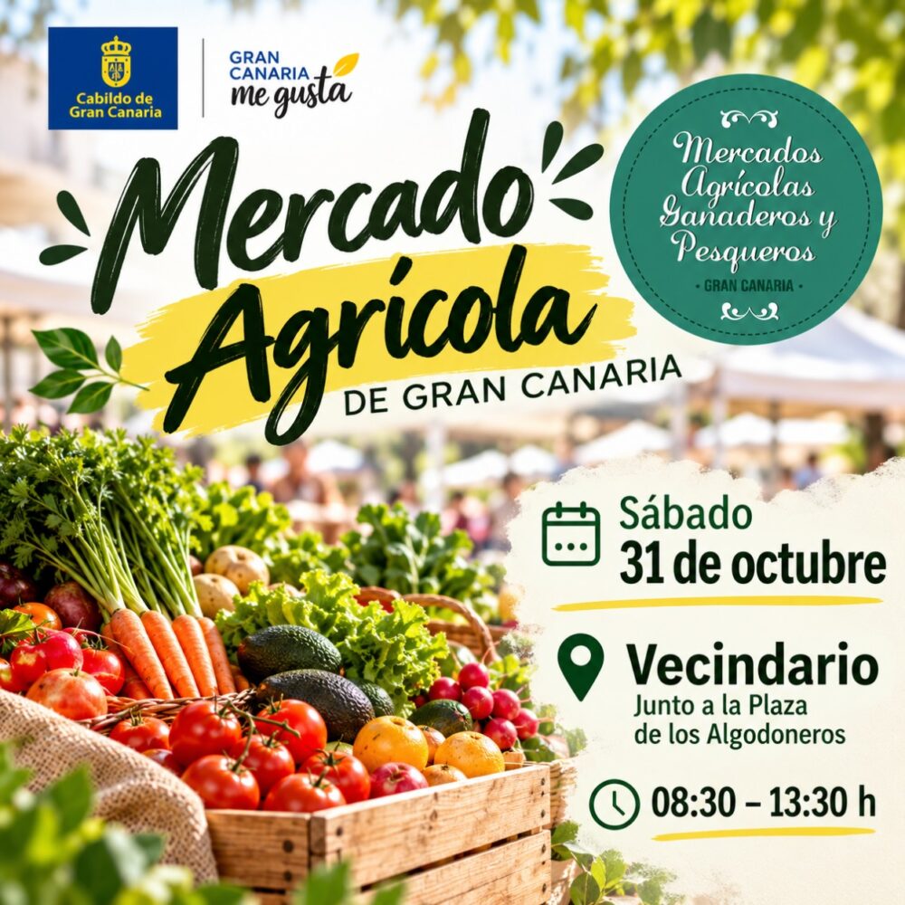Gran Canaria Agricultural Market in Vecindario — 31 October