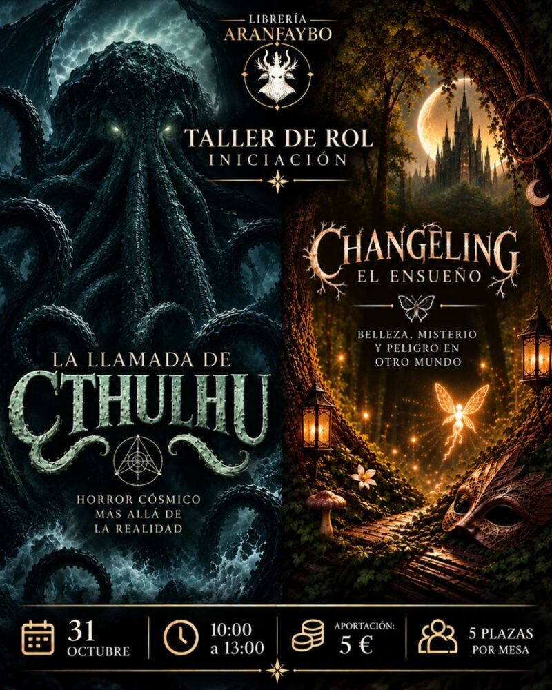 Introduction to role-playing: La llamada de Cthulhu and Changeling