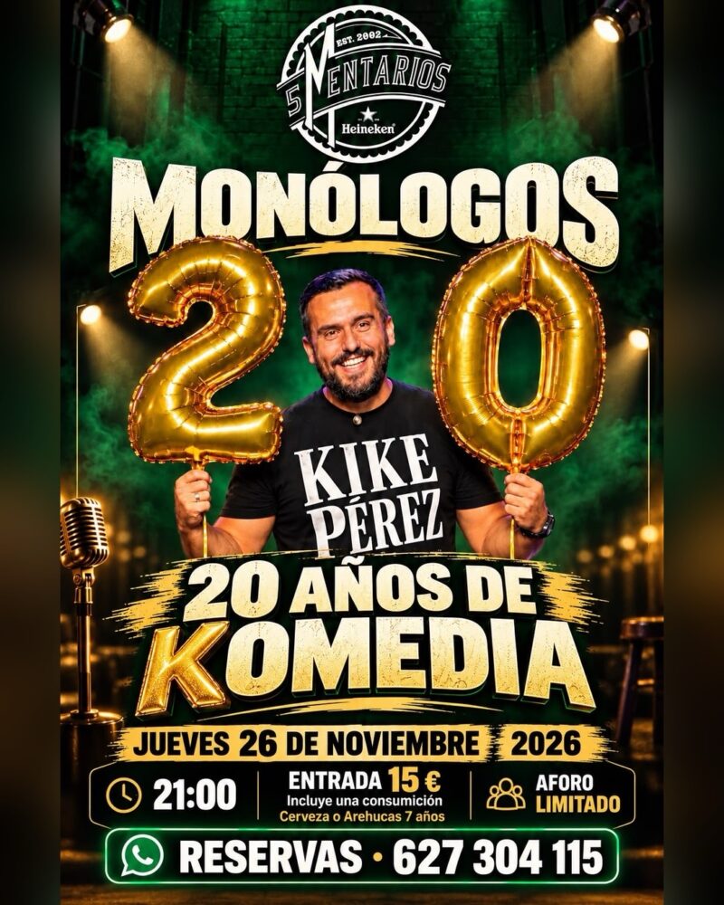 Kike Pérez: 20 años de Komedia