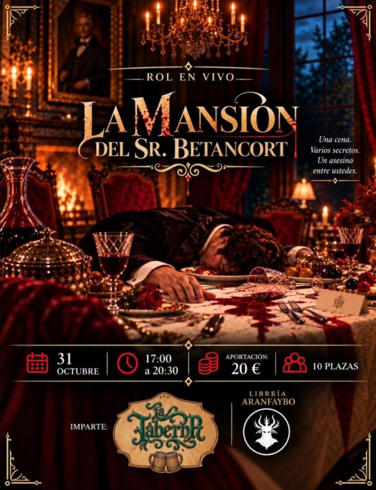 La Mansión del Sr. Betancort — A live murder-mystery role-playing game