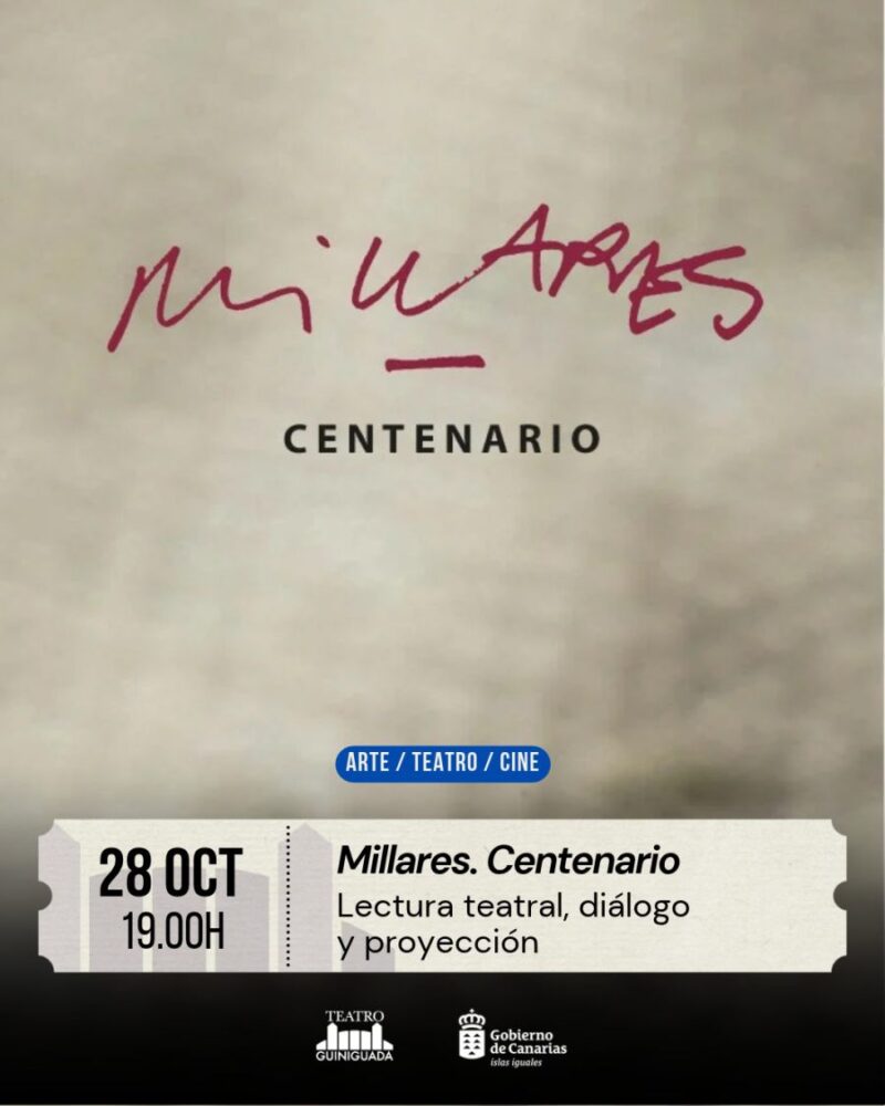 Millares. Centenario: staged reading, discussion and experimental film