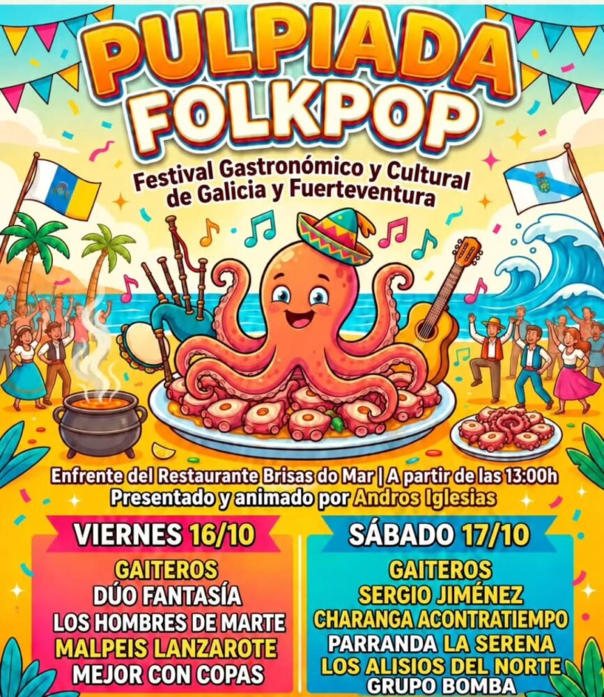 Pulpiada FolkPop: Galicia and Fuerteventura