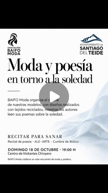 Recitar para sanar – Poetry and Sustainable Fashion