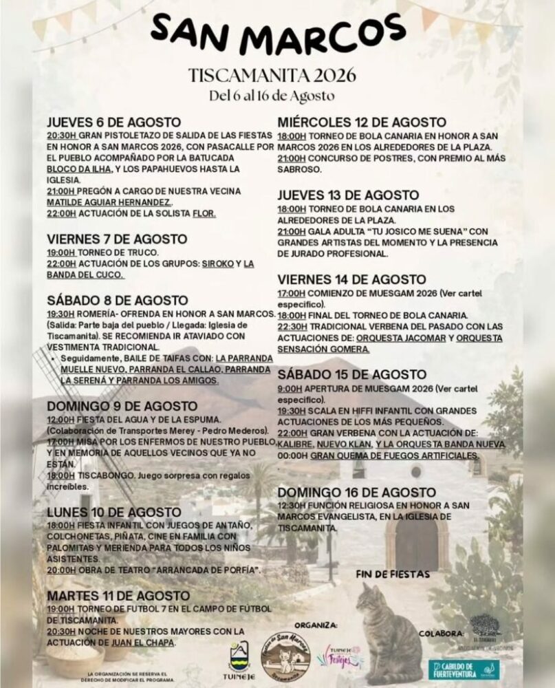 San Marcos Festivities 2026 – Tiscamanita
