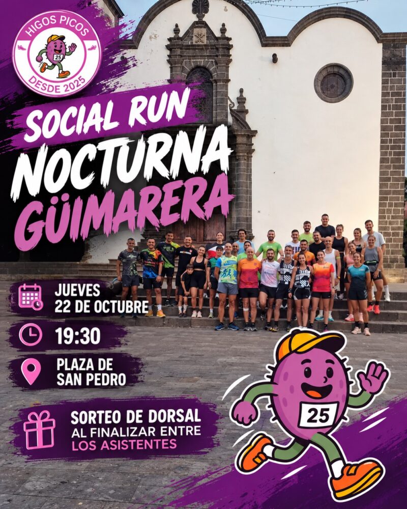 Social Run: Nocturna Güimarera Route Preview