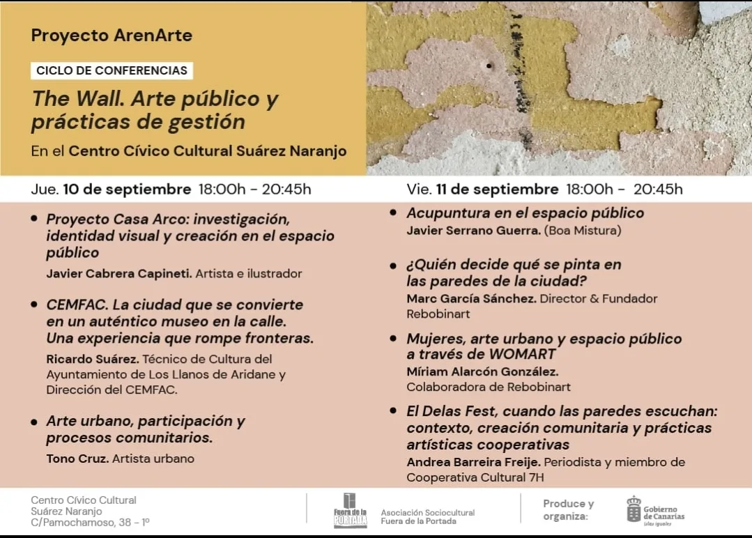 Talk - «Proyecto ArenArte: The Wall. Arte público y prácticas de gestión»