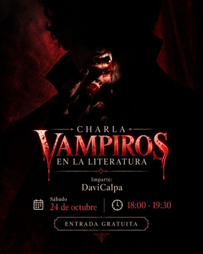 Vampiros en la literatura — A talk with DaviCalpa