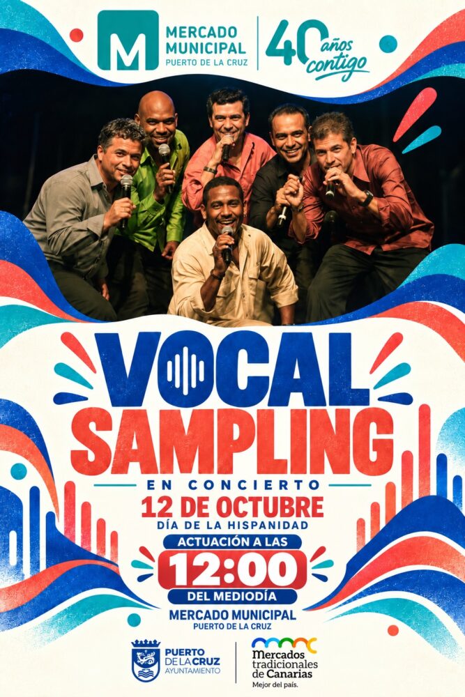 Vocal Sampling Live at Puerto de la Cruz Municipal Market