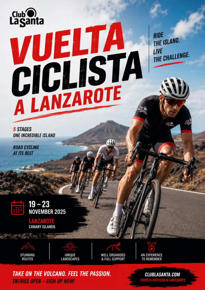 Vuelta Ciclista Lanzarote Poster