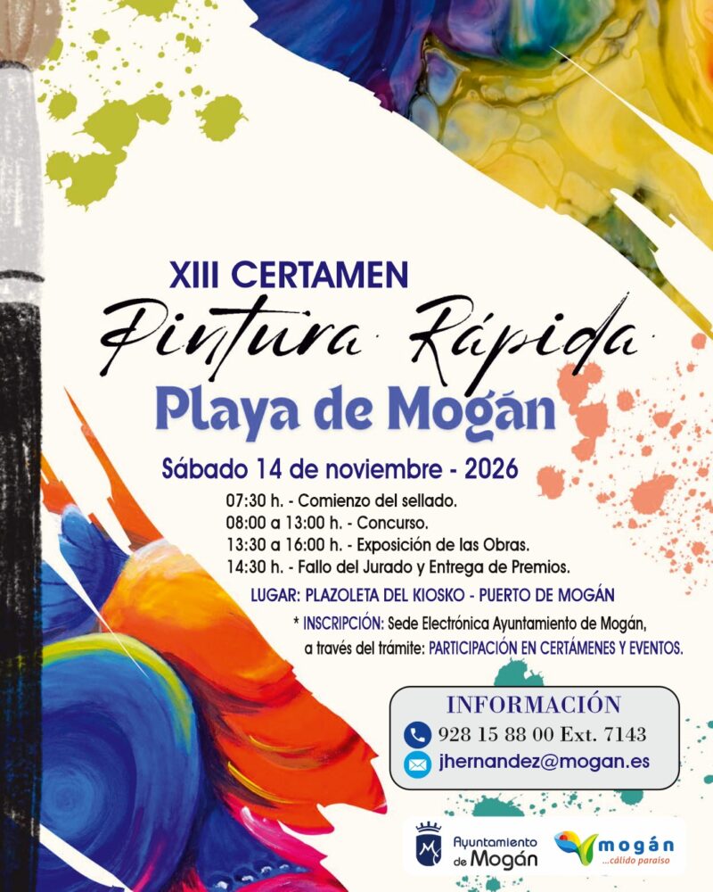 XIII Playa de Mogán open-air painting competition