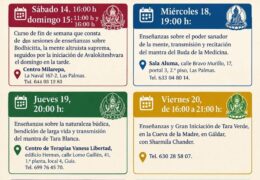 Event image for Monje Tibetano ofrece enseñanzas en Gran Canaria – Varias localidades comenzando en el Centro Milarepa, Gran Canaria