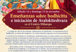 Event image for Monje Tibetano ofrece enseñanzas en Gran Canaria – Varias localidades comenzando en el Centro Milarepa, Gran Canaria