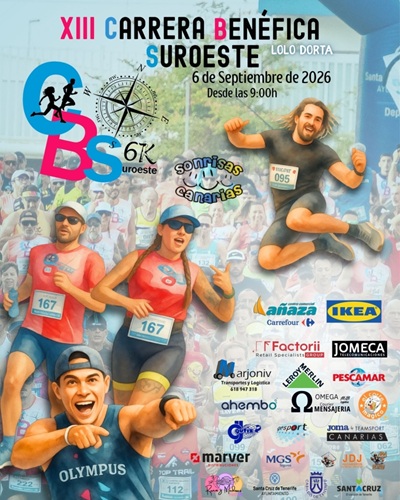 XIII Carrera Benéfica Suroeste 2026